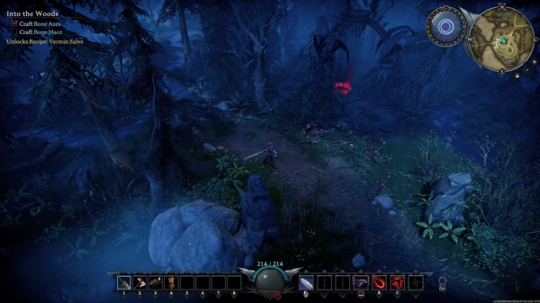 V Rising, V Rising Review, Vampire ARPG Forest teleporter